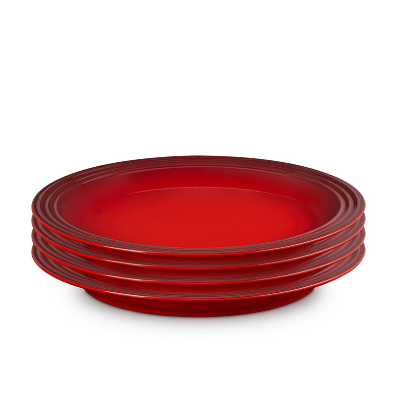 Set of 4 Classic Stoneware Dinner Plates | Le Creuset